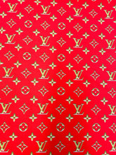 Load image into Gallery viewer, Louis Vuitton Logo on Red Spandex
