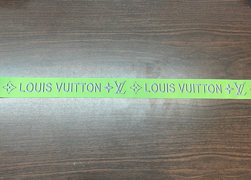 Louis Vuitton Elastic in Green, Yellow, and Blue