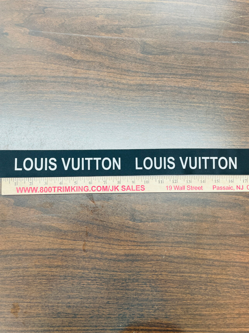 Black Louis Vuitton Elastic