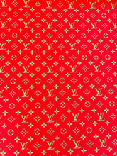 Load image into Gallery viewer, Louis Vuitton Red Spandex with Gold Logo Design
