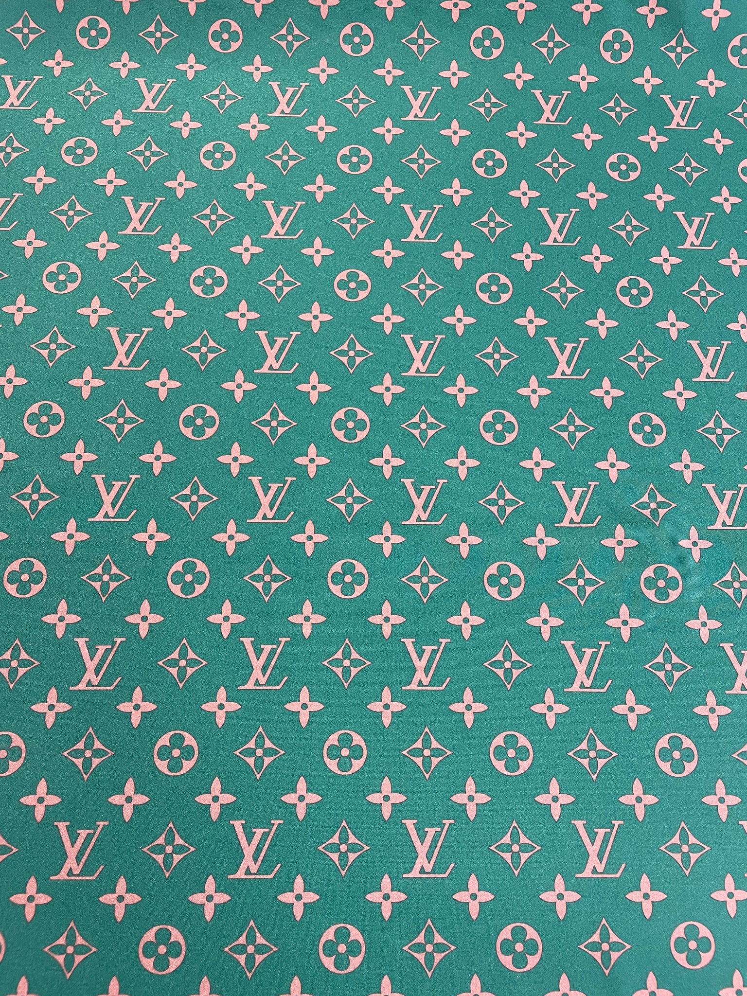Louis Vuitton Colorful Logo Lattice Print – designerfabricscenter