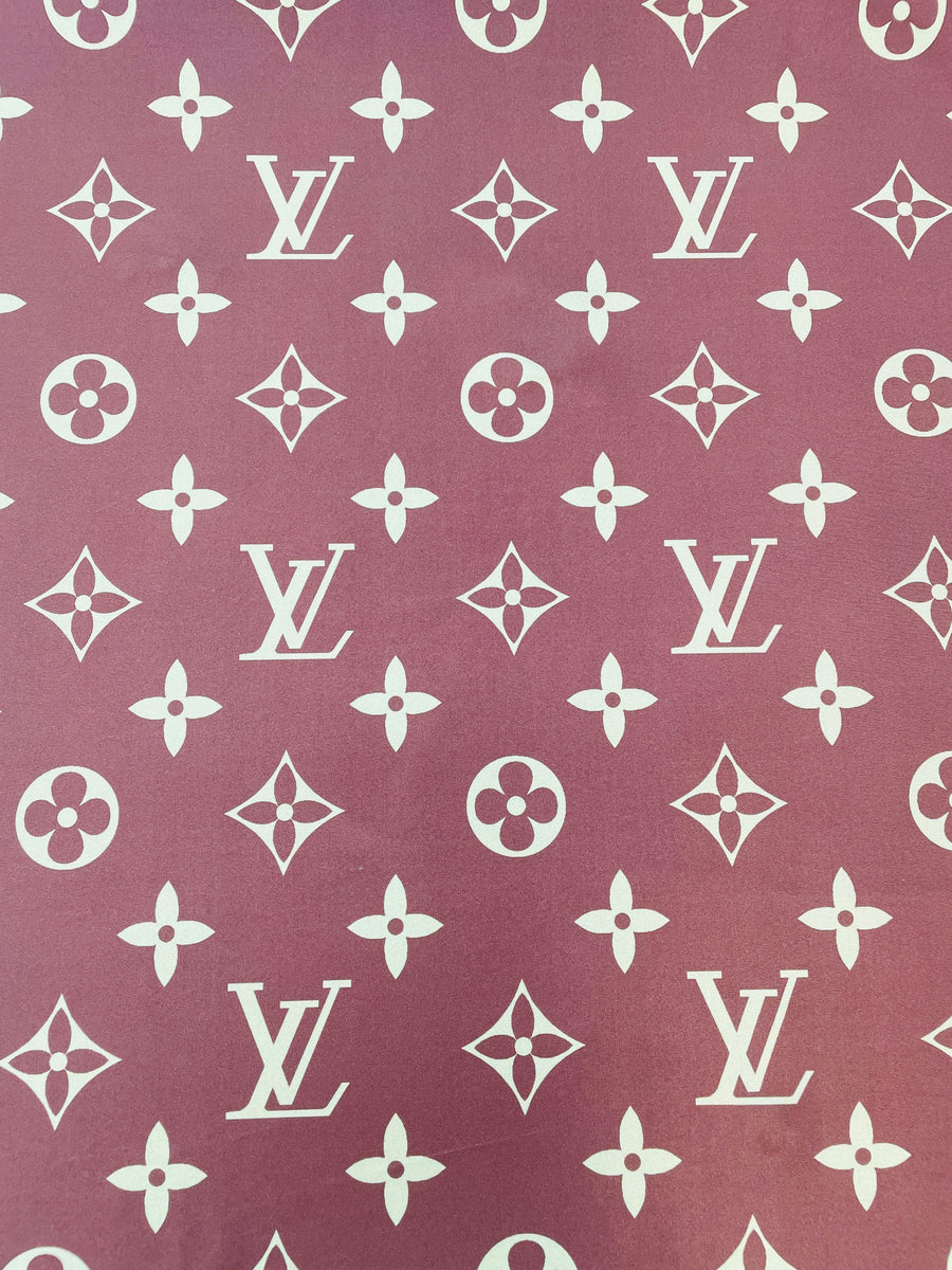 Louis Vuitton Large Logo Spandex – designerfabricscenter