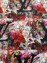 Load image into Gallery viewer, Louis Vuitton Spray Paint Collage Spandex
