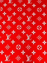 Load image into Gallery viewer, Louis Vuitton Large Scale Print Stretch Velvet
