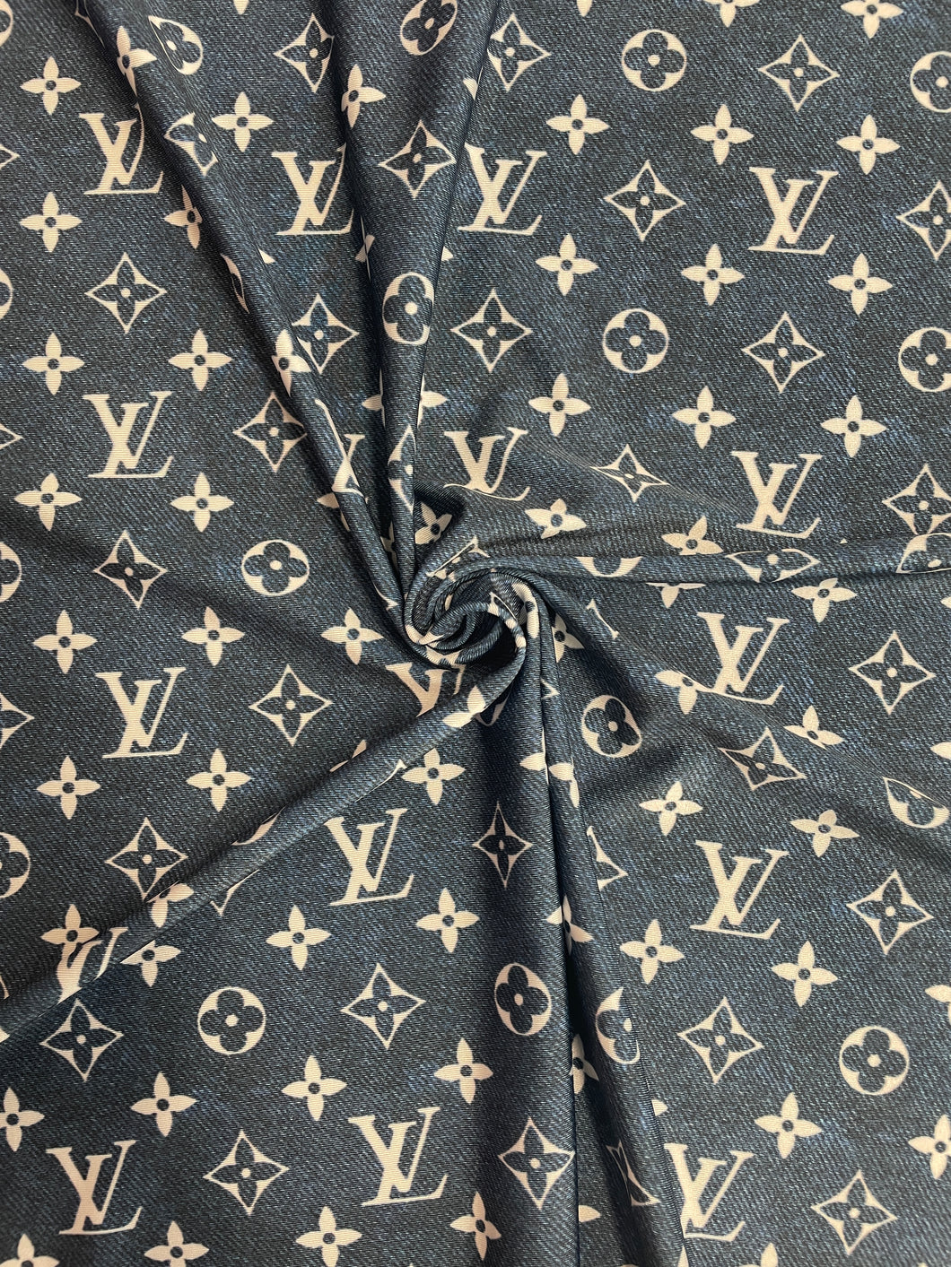 Denim Print Louis Vuitton Canvas – designerfabricscenter