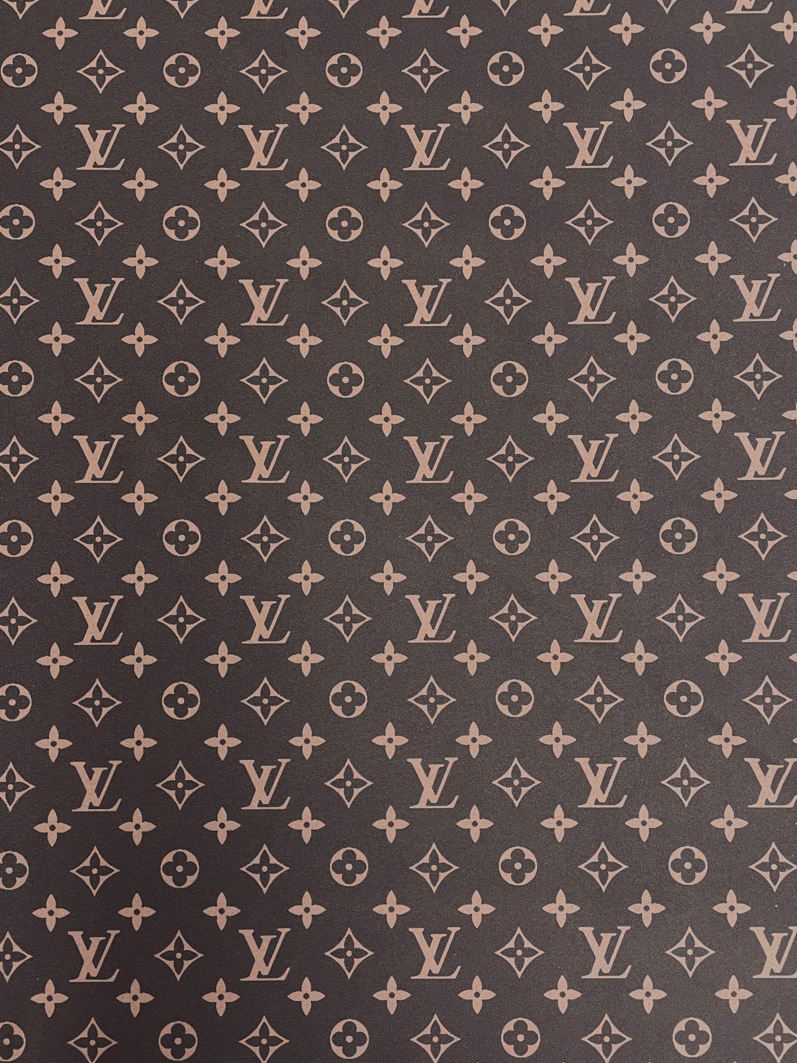 Inspired louis vuitton fabric black LV fabric by the yard Designer fabric  lv fabric Spandex LV prin