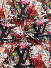 Load image into Gallery viewer, Louis Vuitton Spray Paint Collage Spandex
