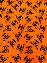 Load image into Gallery viewer, Chanel Design Logo Print on Solid Color Spandex
