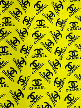 Load image into Gallery viewer, Chanel Design Logo Print on Solid Color Spandex
