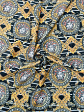 Load image into Gallery viewer, Versace Gold and Black Medallions
