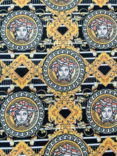 Load image into Gallery viewer, Versace Gold and Black Medallions
