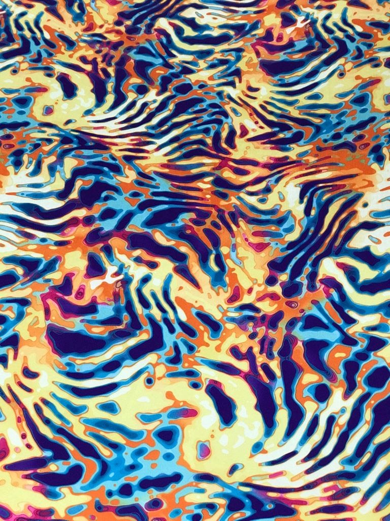 Thermal Tiger Silky Mikado Print